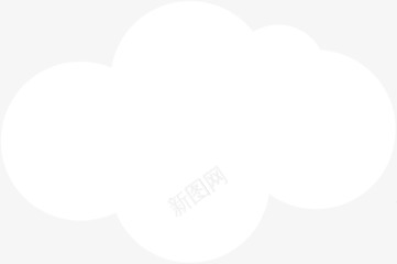 卡通白色云朵云彩装饰png免抠素材_新图网 https://ixintu.com 云彩 云朵 卡通 图片 白色 装饰
