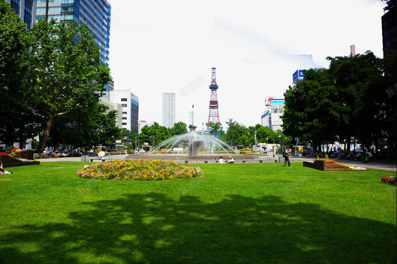 北海道大通公园大图png免抠素材_新图网 https://ixintu.com 北海道 名胜古迹 地方景点 大通公园 实物图 摄影图 旅游摄影 日本风景 风景名胜 高清 高清图片