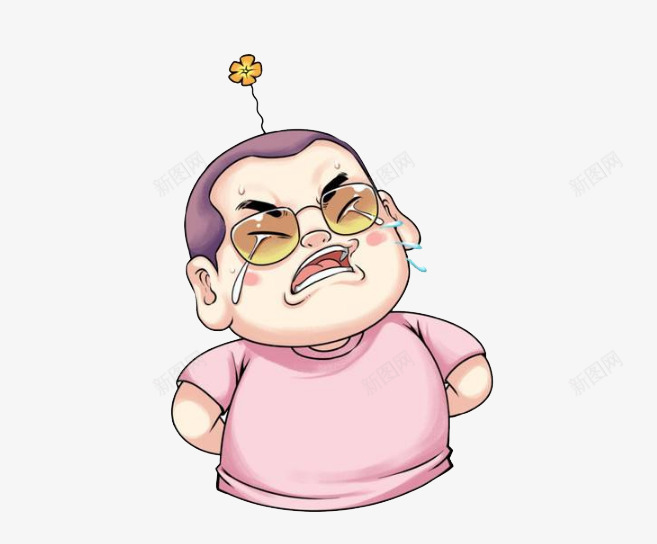 开花的胖孩子png免抠素材_新图网 https://ixintu.com png图 免扣 免扣素材 幽默 搞笑 胖瘦