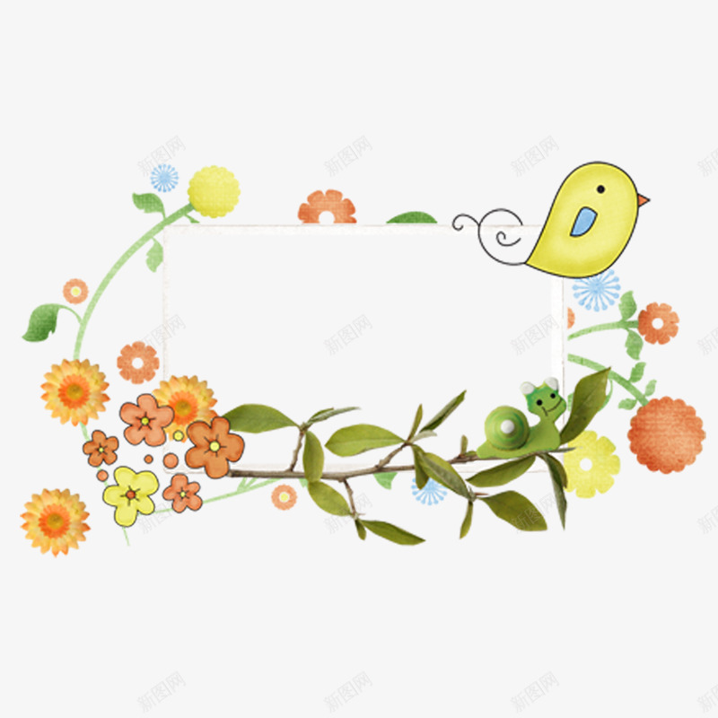 边框png免抠素材_新图网 https://ixintu.com 儿童 儿童相册 可爱 多图 广告设计 模版下载 欧美 素材 花朵 蝴蝶结 边框