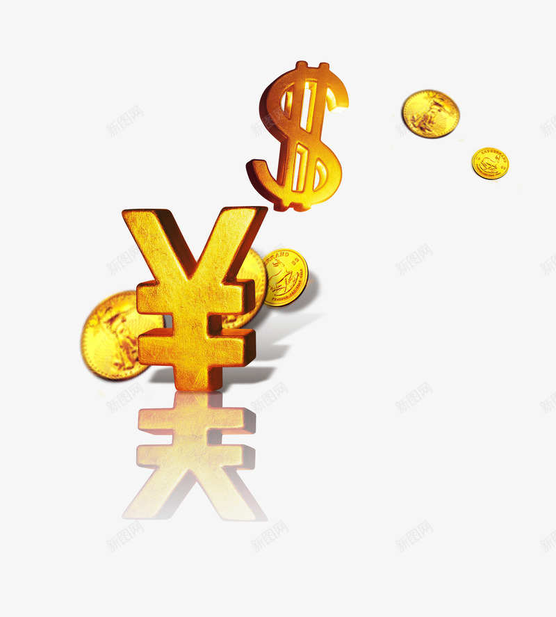 金币钱雨png免抠素材_新图网 https://ixintu.com 商业 基金 投资 经济 金币 金融 钱雨
