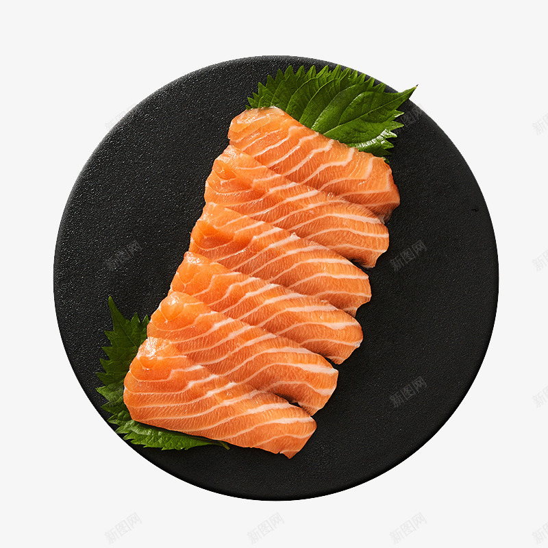 装盘三文鱼图png免抠素材_新图网 https://ixintu.com 三文鱼 海鲜 盘子 食物