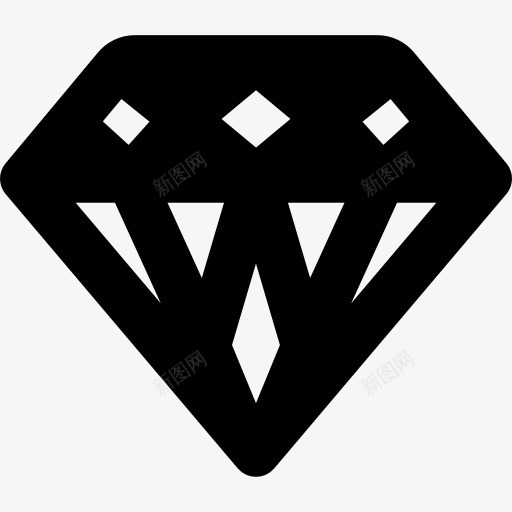 钻石图标png_新图网 https://ixintu.com 宝石 时装 珠宝 财富 钻石 魅力