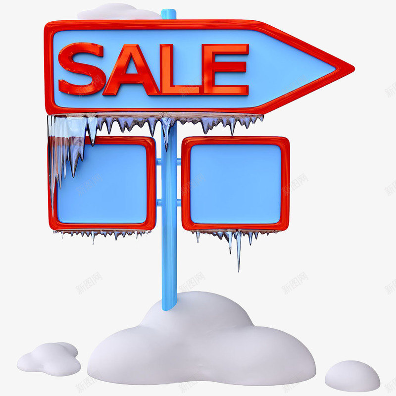 手绘SALE告示牌png免抠素材_新图网 https://ixintu.com 冰 冰柱 冰渣 凉爽 手绘 碎冰 透明 雪