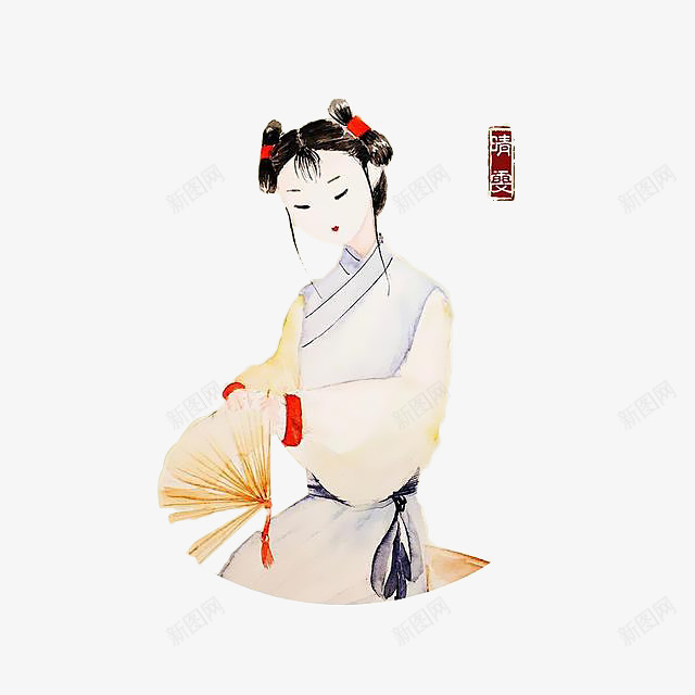 手绘中国风水墨红楼梦晴雯插画免png免抠素材_新图网 https://ixintu.com 中国风 手绘 手绘中国风水墨红楼梦晴雯插画免抠免费下载 插画 撕扇子 晴雯 水墨 水彩 红楼梦 红楼梦插画 经典 金陵十二钗