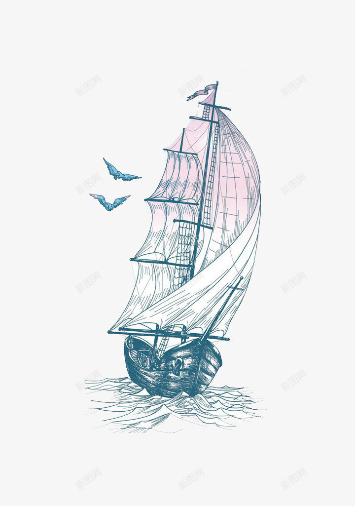 扬帆起航企业招聘海报png免抠素材_新图网 https://ixintu.com 企业文化 前进 帆船 扬帆起航 求才 轮船