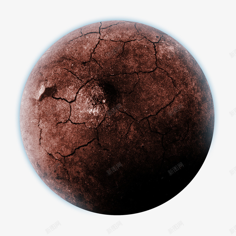 干燥的星球表面png免抠素材_新图网 https://ixintu.com 卡通 干燥 星球 表面