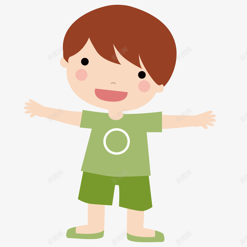 做操的幼儿png免抠素材_新图网 https://ixintu.com 做操 幼儿 男孩