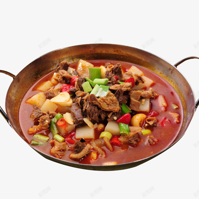 锅仔米豆腐牛腩png免抠素材_新图网 https://ixintu.com 中式菜品 传统特产 土豆 土豆牛腩 牛腩 米豆腐牛腩 艺术摆盘 锅仔