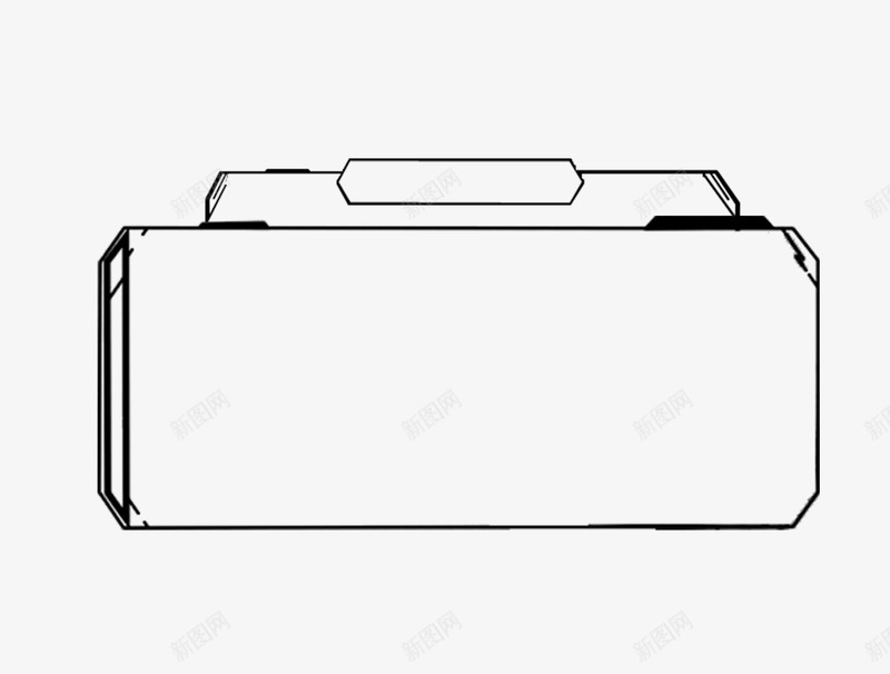科技感边框png免抠素材_新图网 https://ixintu.com 免抠 现代科技边框 科技感 素材 边框