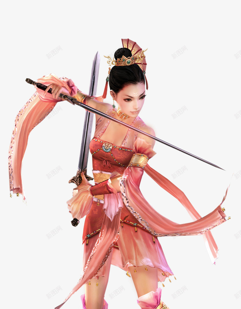 女侠png免抠素材_新图网 https://ixintu.com 女侠 武林 美女