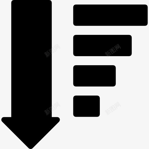 命令接口符号向下箭头图标png_新图网 https://ixintu.com 分类 向下 排序 接口 箭头 酷的图标 顺序