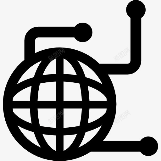 全球数据图标png_新图网 https://ixintu.com 信息流 全世界 技术 流