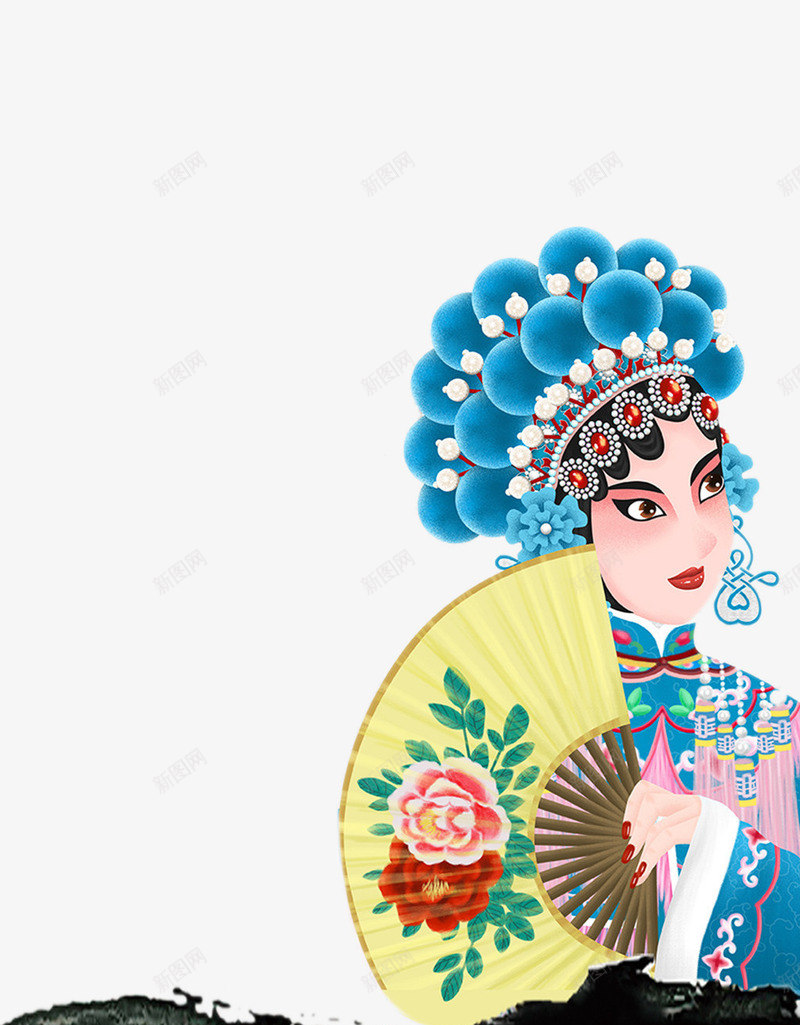 国潮戏剧人物png免抠素材_新图网 https://ixintu.com 中国国粹 京剧 京剧人物 京剧人物造型 京剧女脸谱 国粹 戏剧 戏剧人物 戏曲