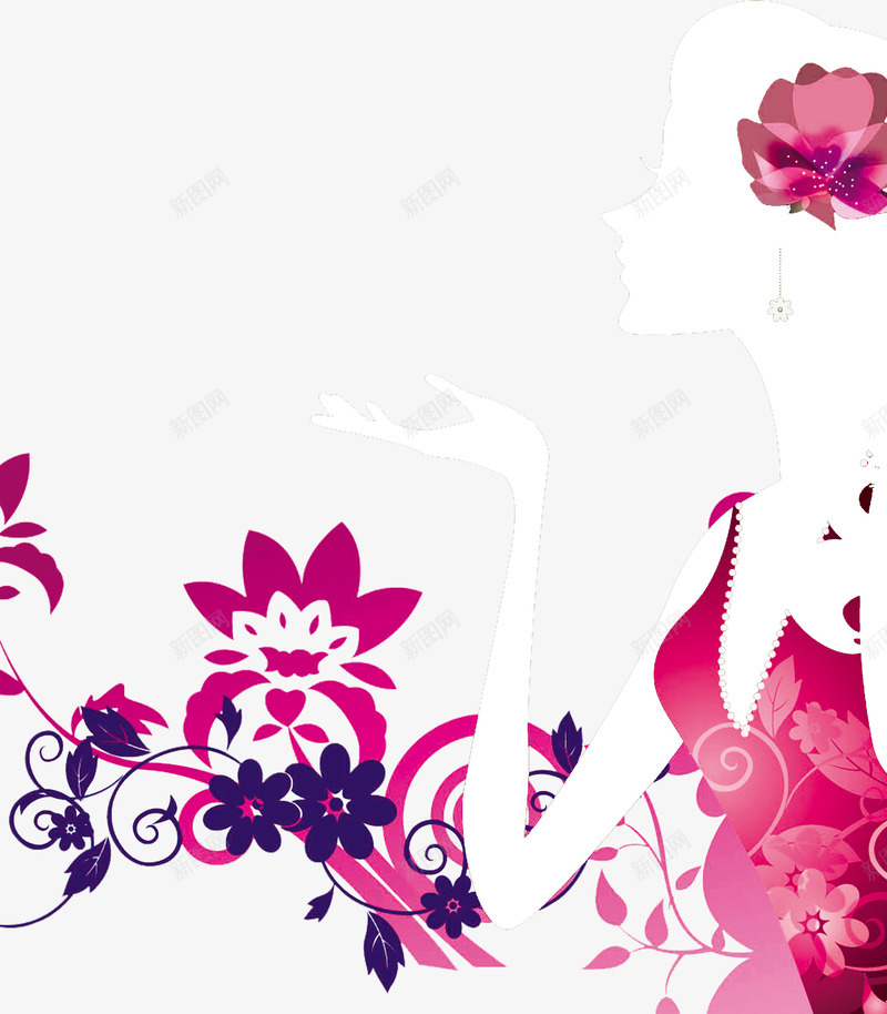 38妇女节节日png免抠素材_新图网 https://ixintu.com 38节妇女节 女性 女王节 女生节