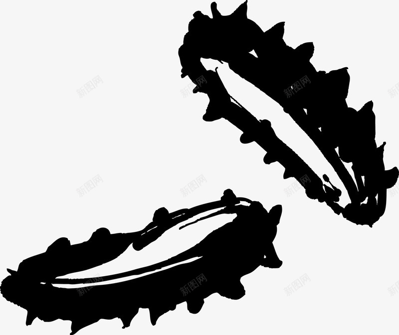 手绘水墨海参矢量图ai免抠素材_新图网 https://ixintu.com 手绘 水墨 海参 海鲜 矢量图
