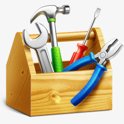 木质工具箱卡通图标png_新图网 https://ixintu.com 卡通 工具箱 木质