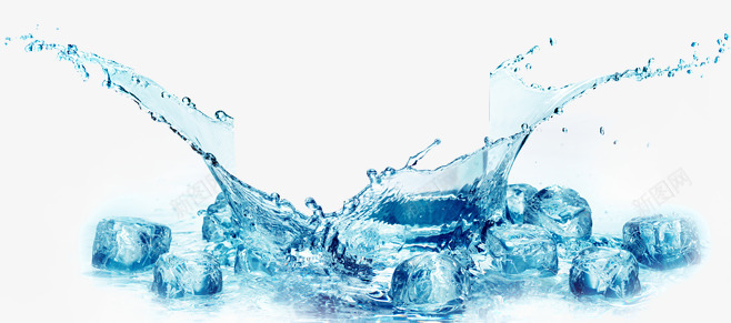 飞溅的水滴冰块蓝色水滴冰块png免抠素材_新图网 https://ixintu.com 冰块 水滴 泼洒 蓝色 飞溅