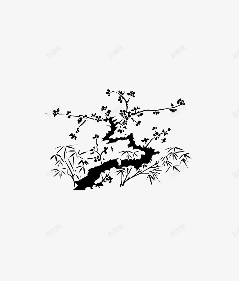 梅花元素梅花png免抠素材_新图网 https://ixintu.com 中国风 中国风素材 梅 梅兰竹菊 梅花 梅花素 水彩梅花 红梅