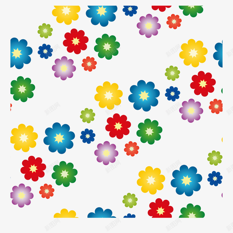 小清新花纹png免抠素材_新图网 https://ixintu.com 小清新 小清新背景 小清醒花朵背景 矢量背景 矢量花朵 简单花朵 花纹背景