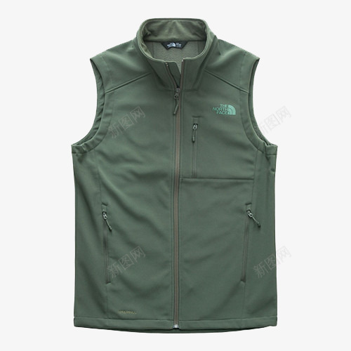 THENORTHFACE北面男款马甲png免抠素材_新图网 https://ixintu.com 夹克衫 棉衣 棉马甲 灰色夹克 男士休闲 男款抓绒马甲