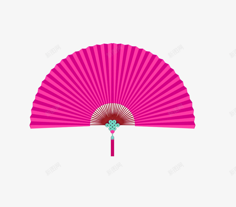 紫色折扇装饰图案png免抠素材_新图网 https://ixintu.com 免抠PNG 打开的扇子 折扇 紫色 纸扇 装饰图案