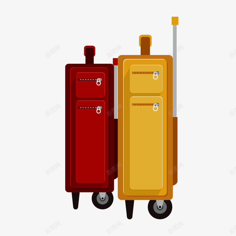 旅行箱侧面图png免抠素材_新图网 https://ixintu.com 侧面 旅游 旅行箱 行李箱