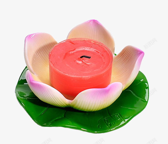 供桌蜡烛莲花烛台png免抠素材_新图网 https://ixintu.com 佛家
