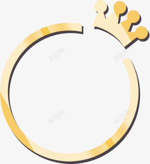 皇冠头像边框png免抠素材_新图网 https://ixintu.com 头像 皇冠 素材 边框