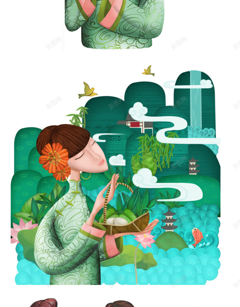 商业插画海报广告促销png设计背景_新图网 https://ixintu.com 促销 商业 广告 插画 海报