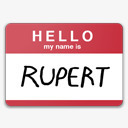 你好我的名字是鲁珀特图标png_新图网 https://ixintu.com hello name rupert 你好 的名字 鲁珀特