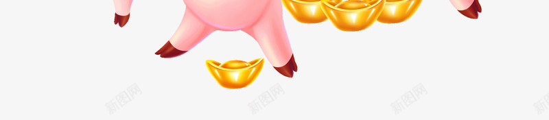 春艺术字猪你幸福猪年装饰psd免抠素材_新图网 https://ixintu.com 元旦 春艺术字 猪你幸福 猪年大吉 猪年装饰