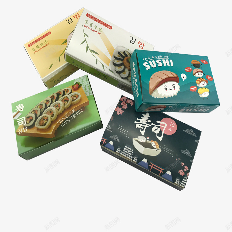 多种寿司打包盒png免抠素材_新图网 https://ixintu.com 一次性打包饭盒 便当盒 外卖一次性餐盒 寿司盒 寿司纸盒 快餐盒 牛皮纸沙拉盒