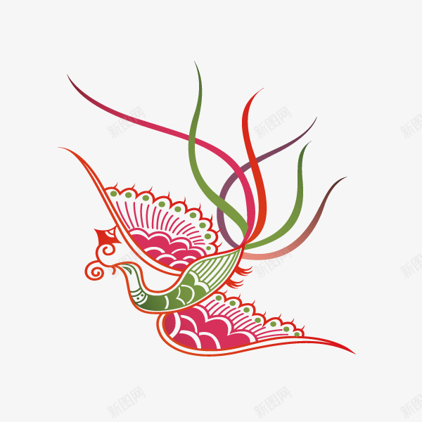 凤凰华丽高贵绚丽png免抠素材_新图网 https://ixintu.com 凤凰 华丽 绚丽 高贵