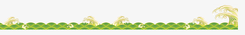 唯美精美端午底边花纹底纹png免抠素材_新图网 https://ixintu.com 唯美 底边 端午底纹 精美 绿色 花纹 装饰