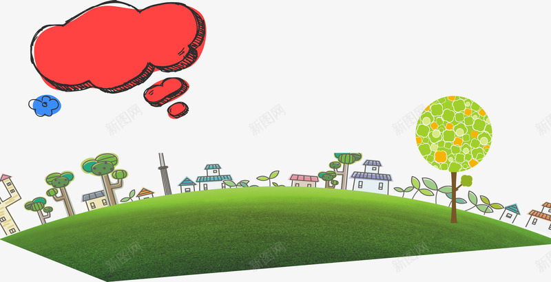 卡通城市房屋草地背景png免抠素材_新图网 https://ixintu.com 卡通城市公园风景 卡通城市房屋草地背景 卡通城市房屋草地风景 矢量卡通城市房屋草地背景