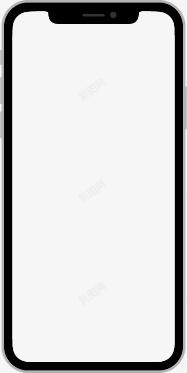 iphoneX原型png免抠素材_新图网 https://ixintu.com IPHONEX X iphone iponeX 低保真 原型图 手机原型 苹果手机