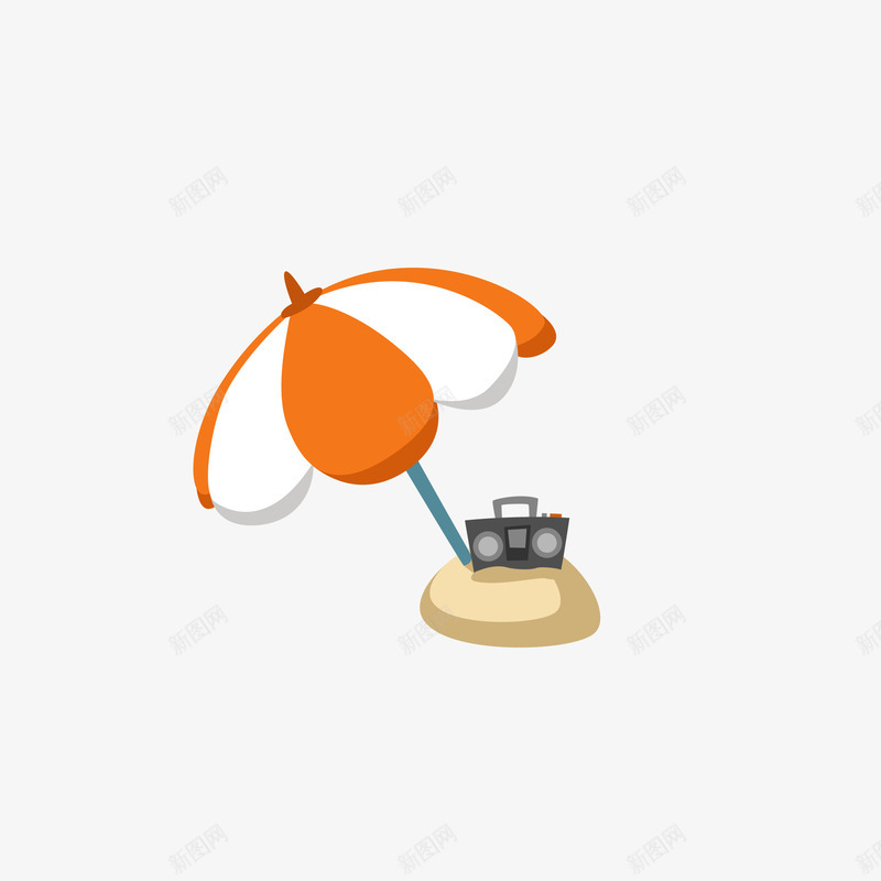 时尚手绘太阳伞矢量图eps免抠素材_新图网 https://ixintu.com png免抠图 创意 卡通 太阳伞 手绘 时尚 沙滩 音响 矢量图