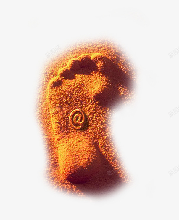 金黄色沙滩脚印png免抠素材_新图网 https://ixintu.com 沙子 沙滩 沙滩脚印 脚印 金黄色