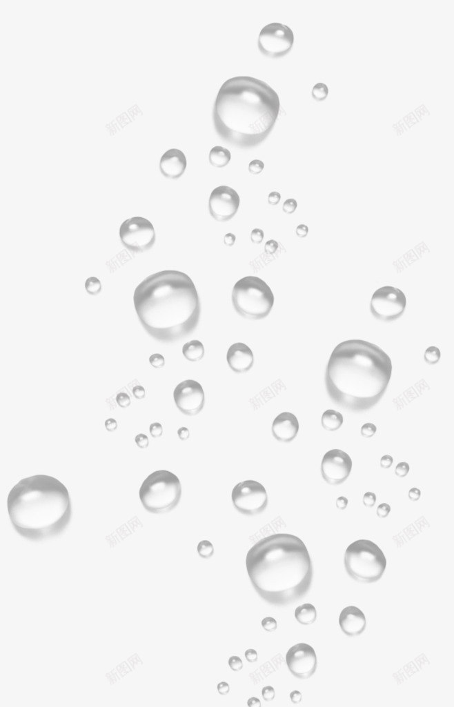 夏日清凉水珠png免抠素材_新图网 https://ixintu.com 夏日 水 水滴 水珠 雨
