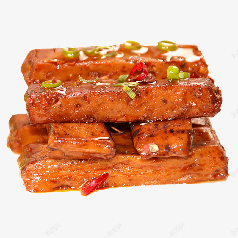 手磨豆干png免抠素材_新图网 https://ixintu.com png图片 产品实物 免费png 豆干 豆腐干 香辣味