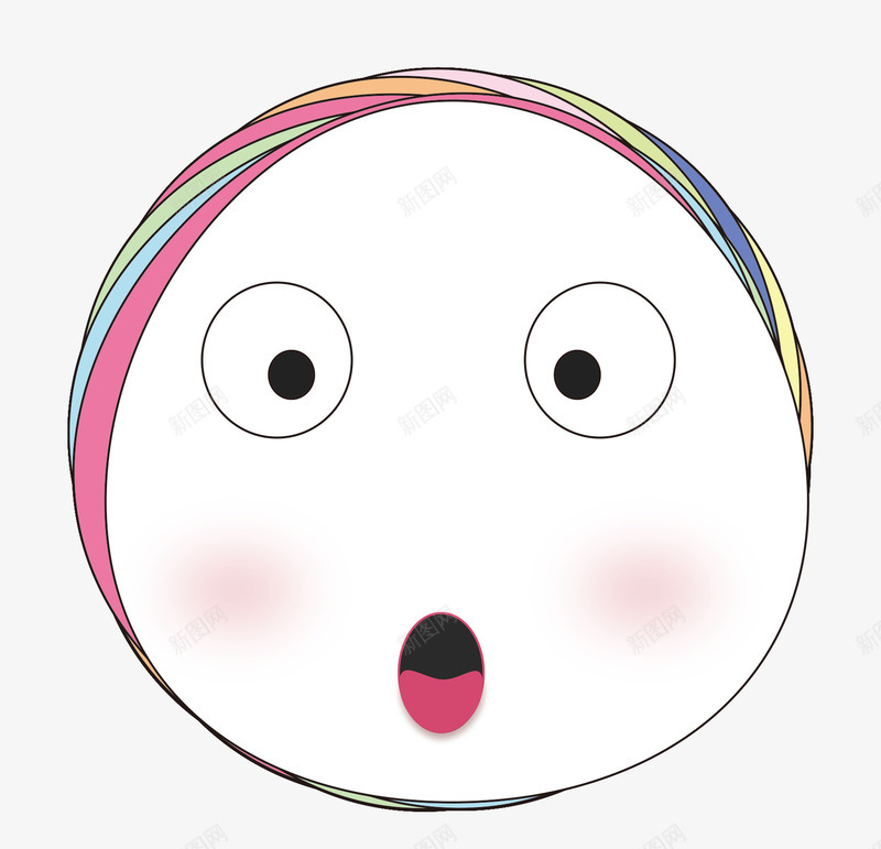 可爱的惊讶大头png免抠素材_新图网 https://ixintu.com 可爱 圆嘟嘟 大头 惊讶