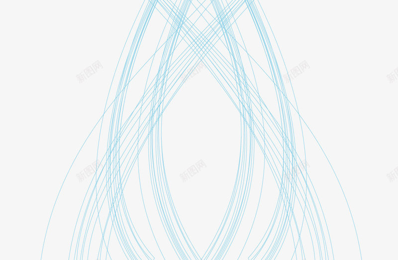 科技线条矢量图ai免抠素材_新图网 https://ixintu.com 矢量科技 科技 科技线条 线条 蓝色线条 装饰图案 矢量图