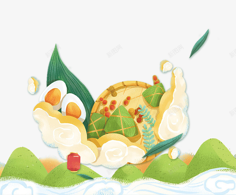 端午节浓情端午粽子主题psd免抠素材_新图网 https://ixintu.com 中国传统节日 中国风 浓情端午 端午佳节 端午促销 端午节 粽子 粽子促销