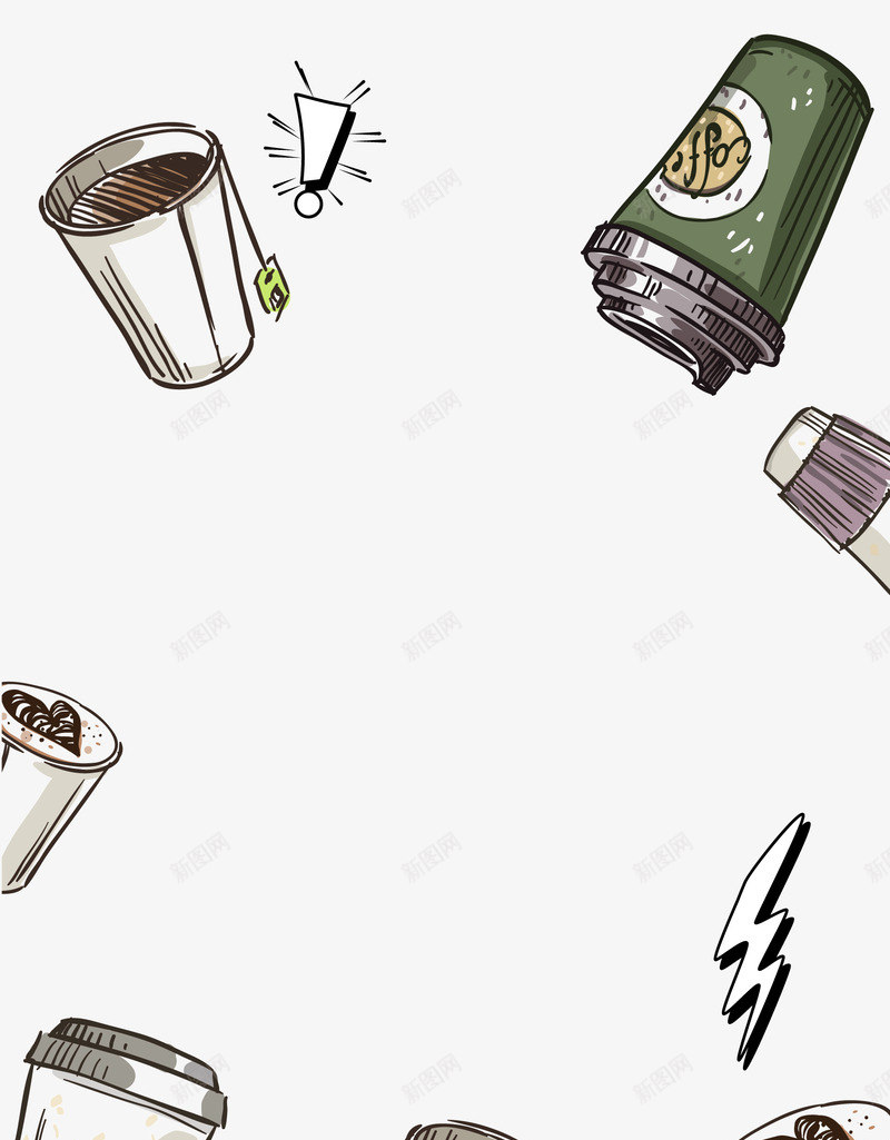 可爱卡通奶茶杯子矢量图ai免抠素材_新图网 https://ixintu.com 免抠PNG 卡通奶茶杯 卡通奶茶杯子 可爱 奶茶 奶茶杯 手绘 招牌奶茶 杯子 矢量图 饮料