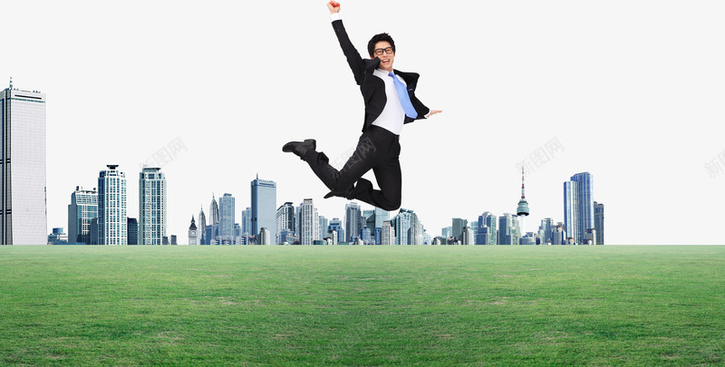 跳跃的男人png免抠素材_新图网 https://ixintu.com 人物 商务人物 商务男人 建筑 房屋 男人 跳跃 高楼