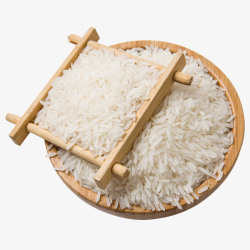 大米实物农产品白色大米香米高清图片