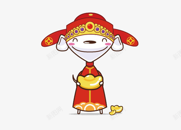京东狗png免抠素材_新图网 https://ixintu.com 抱元宝金东狗 红色金东狗 财神金东狗 送财金东狗