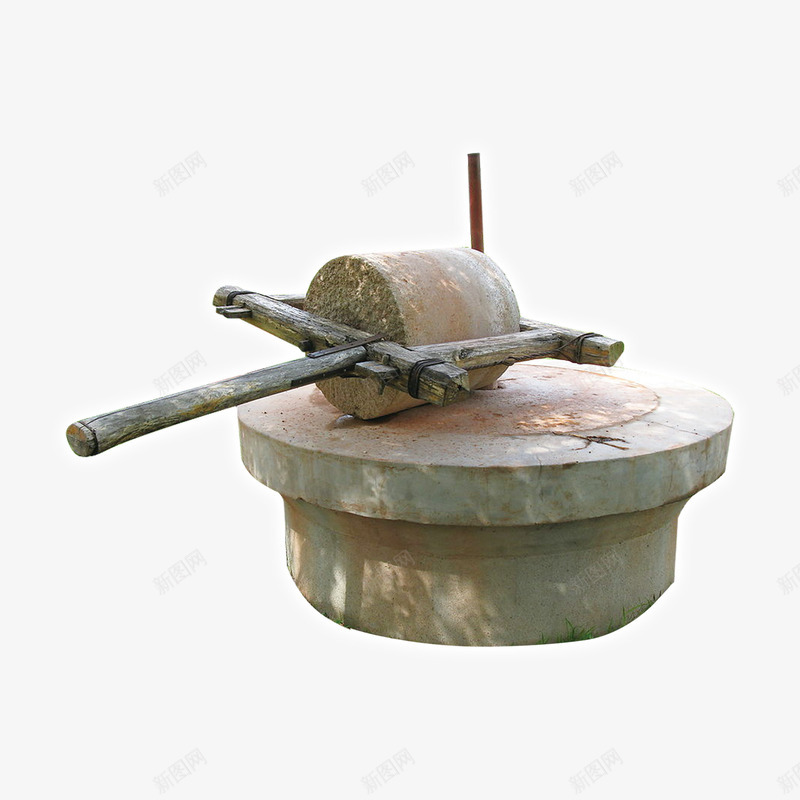 石磨png免抠素材_新图网 https://ixintu.com 石制工具 石磨 磨盘 粮食加工器械 鲁班