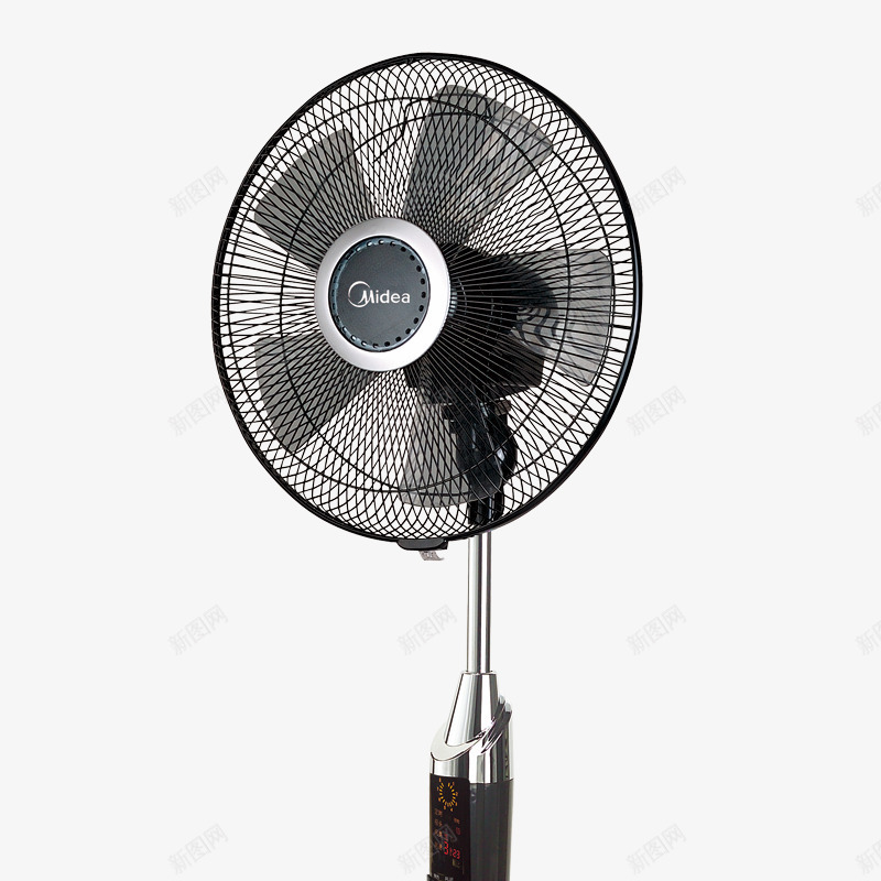 产品实物美的黑色电扇png免抠素材_新图网 https://ixintu.com 产品实物 电扇 美的黑色